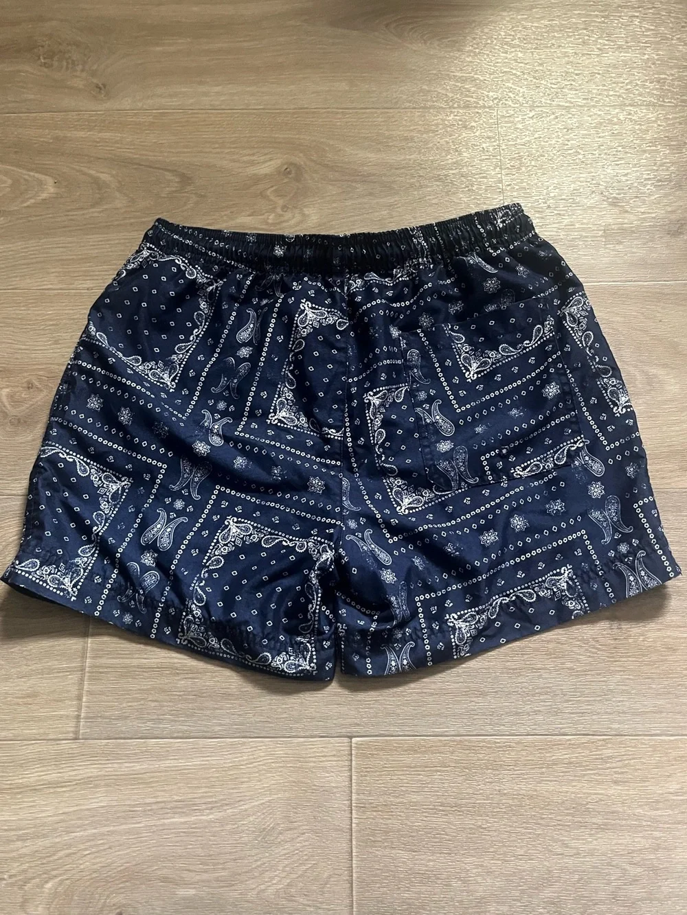 PacSun Navy Bandana Swim Shorts - Size S